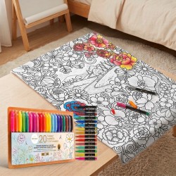Kit Cretaivo Relax Manta Pradera 75x100 cm