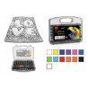 Kit Anti Estres Manta Love 100 x 75 + Estuche 12 Marcadores