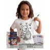 Kit Marcadores + Franela de Algodon Winnie Tallas de 2 a 16