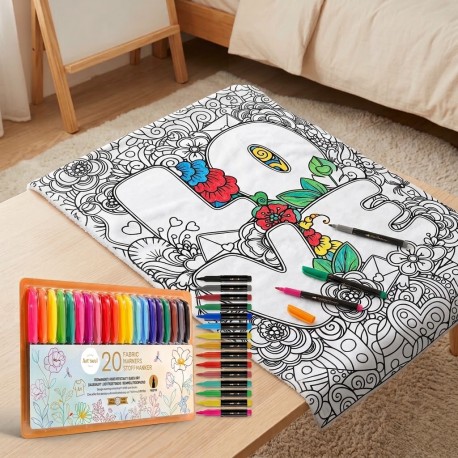 Kit Cretaivo Relax Manta Love 75x100 cm