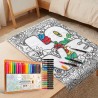 Kit Cretaivo Relax Manta Love 75x100 cm
